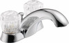 Classic Chrome 2-Lever Lavatory Faucet