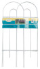 White Round-Top Garden Fence, 32-In. x 8-Ft.