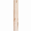 Square Edge Rustic Maple Wood Shelf, 8-In. x 4-Ft.