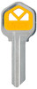 KABA KWIKSET YELLOW KEY BLANK (5 pieces)