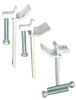Sink Rim Clips, Tile or Stone Countertops, Adjustable, 10-Count