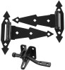 Gate Hardware Kit, Black