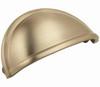 Cup Cabinet Pull, Golden Champagne, 3 In.