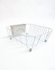 Dish Drainer, White, 14.1 x 12.4 In.