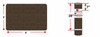 Carpet Runner, Concord, Brown Polypropylene, 3 x 4-Ft.