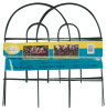 Green Round-Top Garden Fence, 18-In. x 8-Ft.