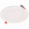 LED Retrofit Light Kit, Direct Mount, White, Up To 1000 Lumens, 6 In. Round