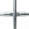 Maker Pipe 180 Degree Connector In Silver For 3/4" EMT Conduit Modular Building System