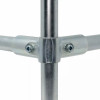 Maker Pipe 90 Degree Connector In Silver For 3/4" EMT Conduit Modular Building System