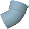 PVC Pipe Sewer & Drain 45-Degree Street Elbow, 4 In.