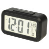 Alarm Clock With Snooze, Temperature Display, Black