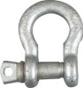 Galvanized Anchor Shackle with Screw Pin, 1/2 In.
