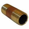 1/2 In. MPT x 3 In.  Brass Pipe Nipple, Lead Free