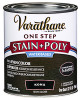 Stain & Polyurethane, Water-Based, Kona, 1-Qt.