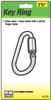 Key Ring, Oval, Steel (5 pieces)