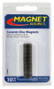 Ceramic Disc Magnet, 5 x 1.875-In., 10-Pc.