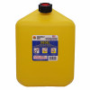 Diesel Gas Can, Self-Venting, Yellow Plastic, 5-Gallons