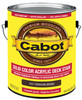 Deck Stain, Acrylic, Cordovan Brown Sold Color, 1-Gallon