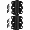 Self-Closing Storm Door Hinges, Black, 2-3/4 In., 2-Pk.