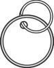 1-1/4 In. Paper Tag in Aluminum Ring With Split Ring, 50-Pk.