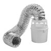 Indoor Lint Trap Kit for Electric Clothes Dryers, 4 In. x 5 Ft.