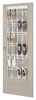 24-Pocket Over-The-Door Shoe Organizer, Clear Vinyl