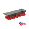 Scrub Brush with Scraper, 2 x 7 In.