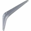 Steel Shelf Bracket, Gray, 6 x 8 In.