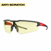 Safety Glasses, Yellow Anti-Scratch Lenses