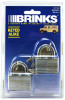 2-Pack 1-1/2 Inch Warded Laminated Steel Padlock (4 pieces)