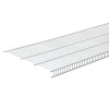 Close Mesh Wire Shelf, White, 6-Ft. x 16-In.
