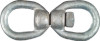 Swivel Open Round Eye Connecting Link, Galvanized, 3/8 In.