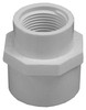 Schedule 40 Reducing Pipe Adapter, Slip x FPT, White, 1 In. x 3/4 In.