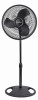 Oscillating Stand Fan, Black, 16 In.