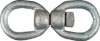 Swivel Open Round Eye Connecting Link, Galvanized, 1/2 In.