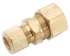 Reducing Union, Brass, 1/2 In. Compression x 3/8 In. Compression