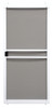 Breezeway Sliding Patio Screen Door, White Steel, Adjustable Height, 36-In. Wide