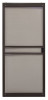 Breezeway Sliding Patio Screen Door, Bronze Steel, Adjustable Height, 36-In. Wide