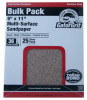 Sandpaper, Fine 180-Grit, 9 x 11 In., 25-Ct.