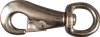 Nickel Bull Snap Round Swivel Eye, 1.125 x 5.125 In.