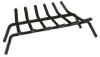 Wrought Iron Fireplace Grate, Black, 27 In.