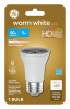 LED Floodlight Bulb, Indoor, Warm White, Clear Bulb, 450 Lumens, 5 Watt