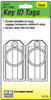 Identification Tag with Split Ring, Clear, 2-Pk. (5 pieces)