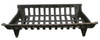 Cast Iron Fireplace Grate, Black, 24 In.