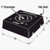 Composite Standoff Base, 6 x 6 In.