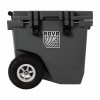 RollR 45 Quart Wheeled Hard Cooler with Telescopic Handle (GRANITE)