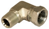 90 Degree Hydraulic Adapter, 3/8-In. MP x 3/8-In. FP Swivel