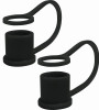 Molded Body Dust Cap, Red, 1/2-In. 2-Pk.