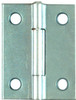 Zinc Hinges, Narrow, Light-Duty, 2-Pk., 2 x 1-9/16 In.
