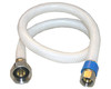 Faucet Connector, Flexible Poly, 3/8 x 1/2 x 36 In.
